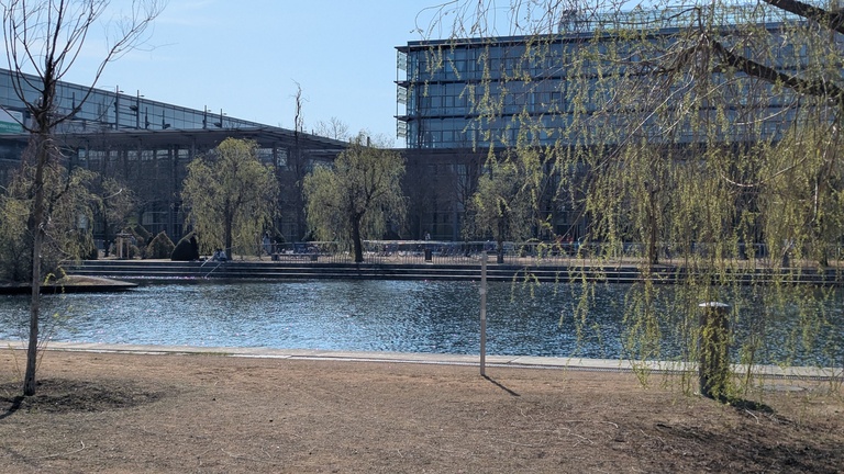 Natur auf dem Weg zur Neuen Messe Leipzig