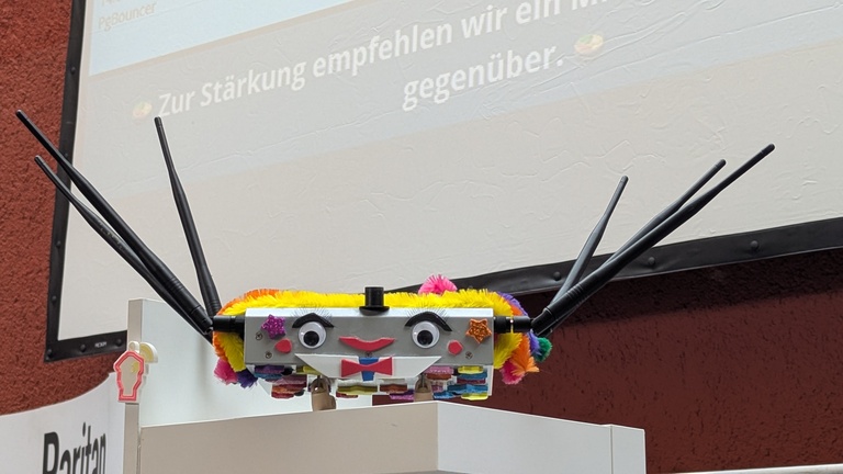 Upcycling-Projekt bei den Chemnitzer Linux-Tagen 2026: aufgewerteter Router