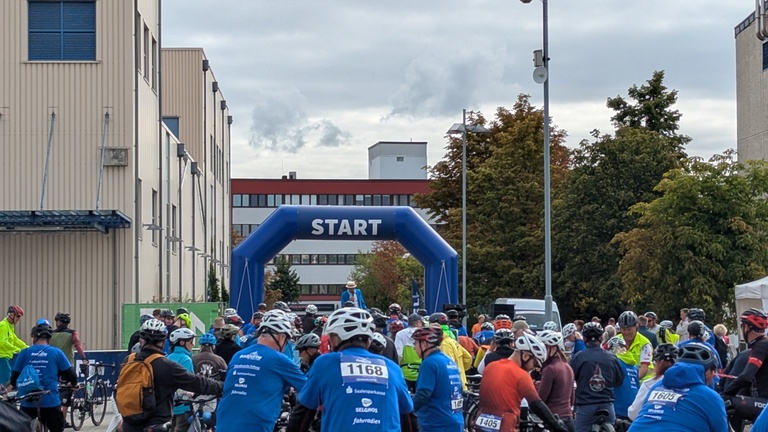 Startpunkt der 16. MZ-Radpartie.