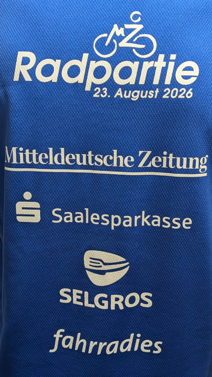 Rückseite des T-Shirts mit dem Motiv der 16. MZ-Radpartie vom 23.08.2026.